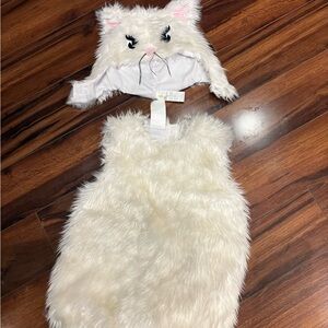 White kitty costume